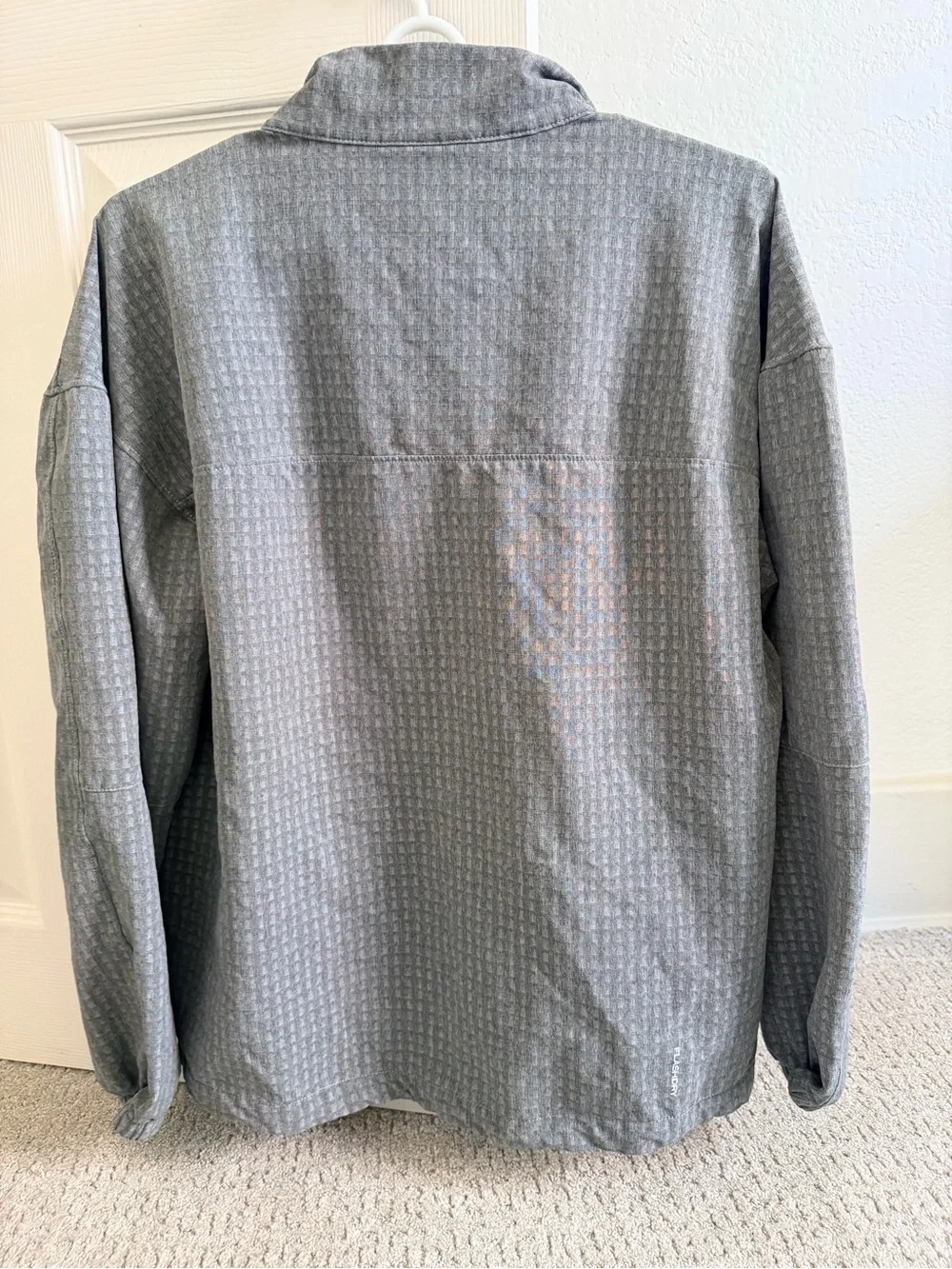 The North Face Light Gray Quarter-Zip Pullover